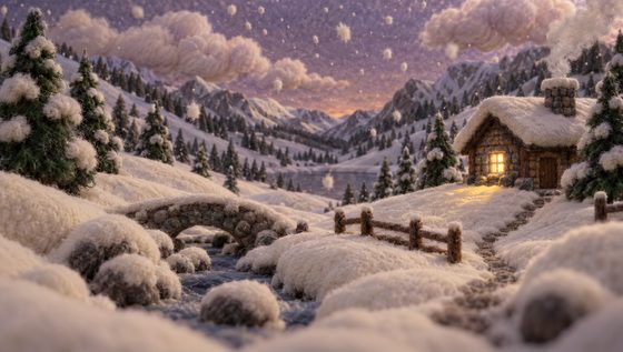 Needle felt valley wide